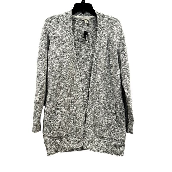 NWT L.L. Bean Cotton Ragg Sweater Open Cardigan Natural: Size Large - Picture 11 of 12